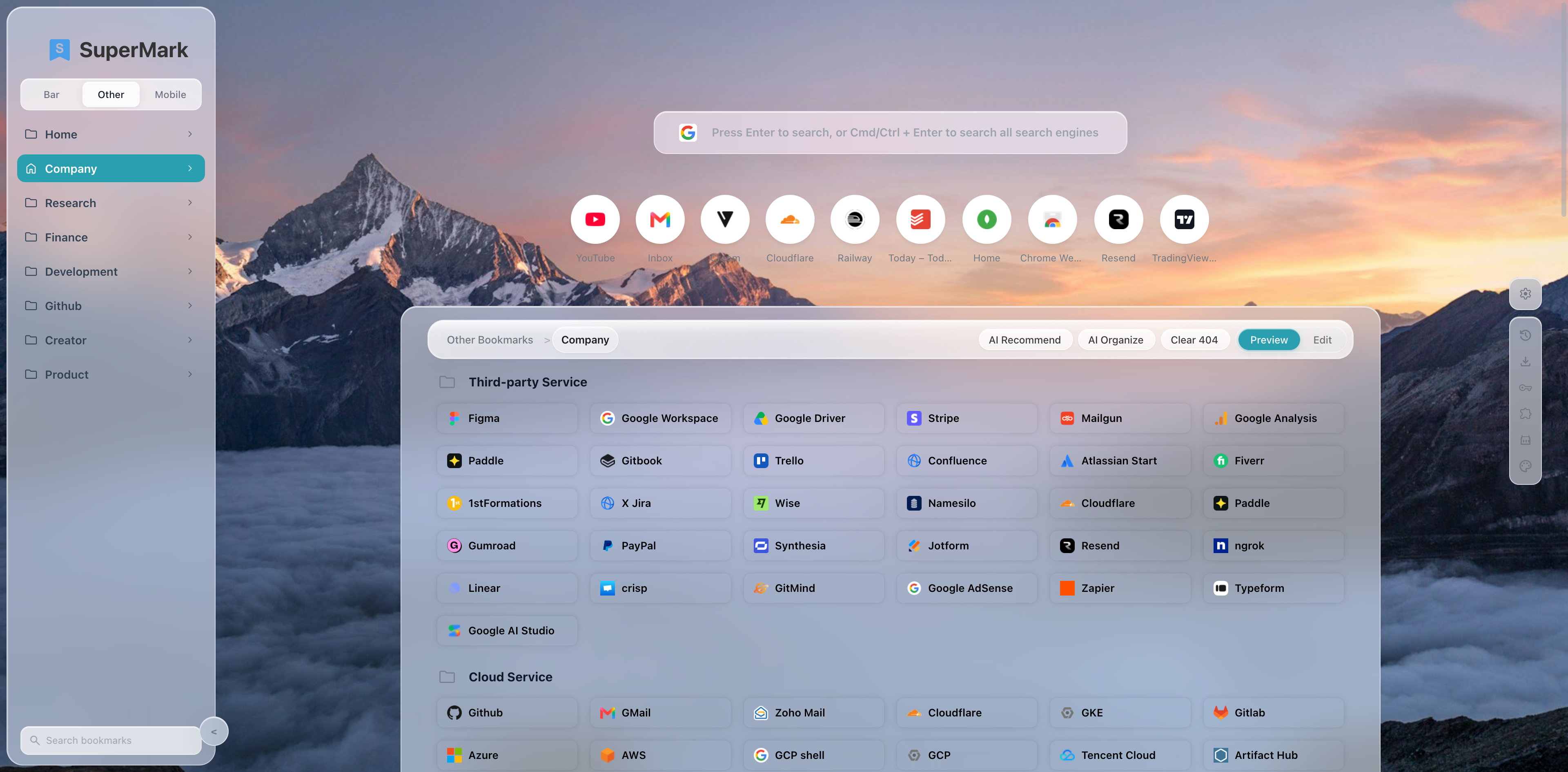 SuperMark themes and appearance